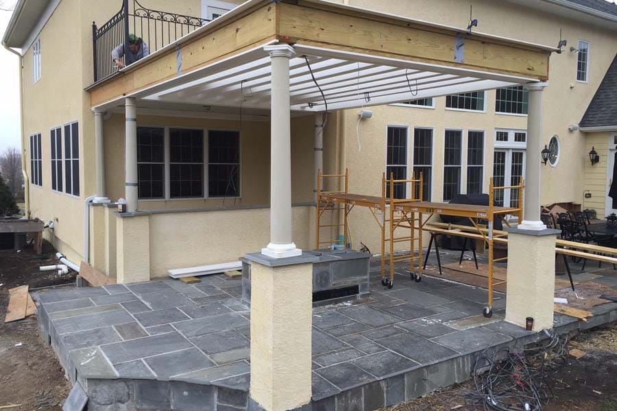 building an outdoor Pergola for residential